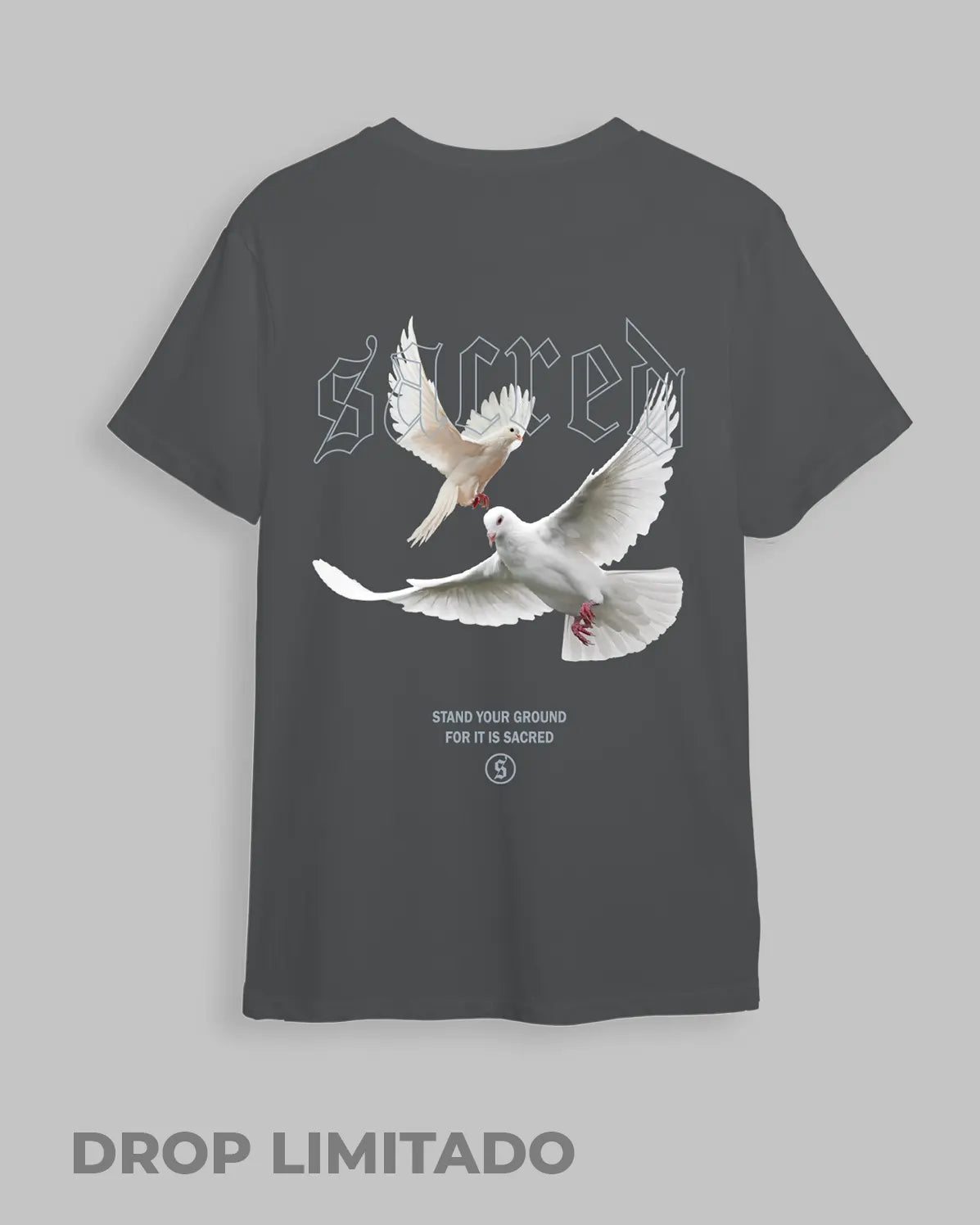 Camiseta Gris Piedra Sacred