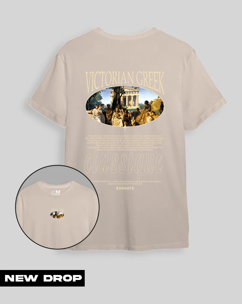 Camiseta Beige Victorian (UNISEX)