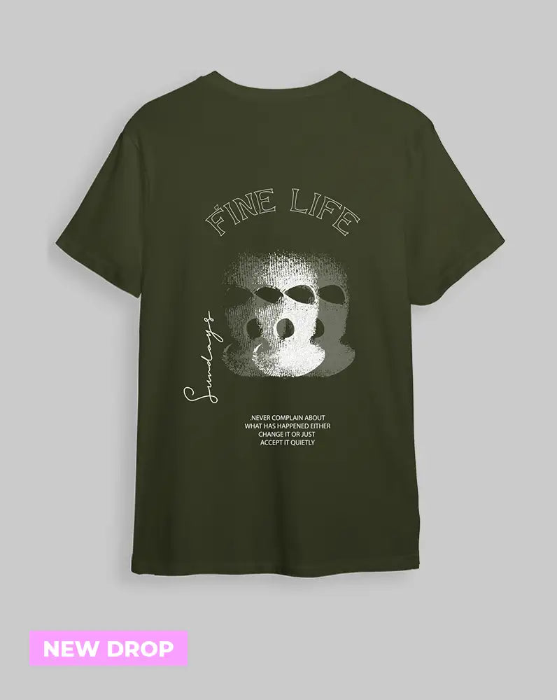 Camiseta militar fine life (UNISEX)