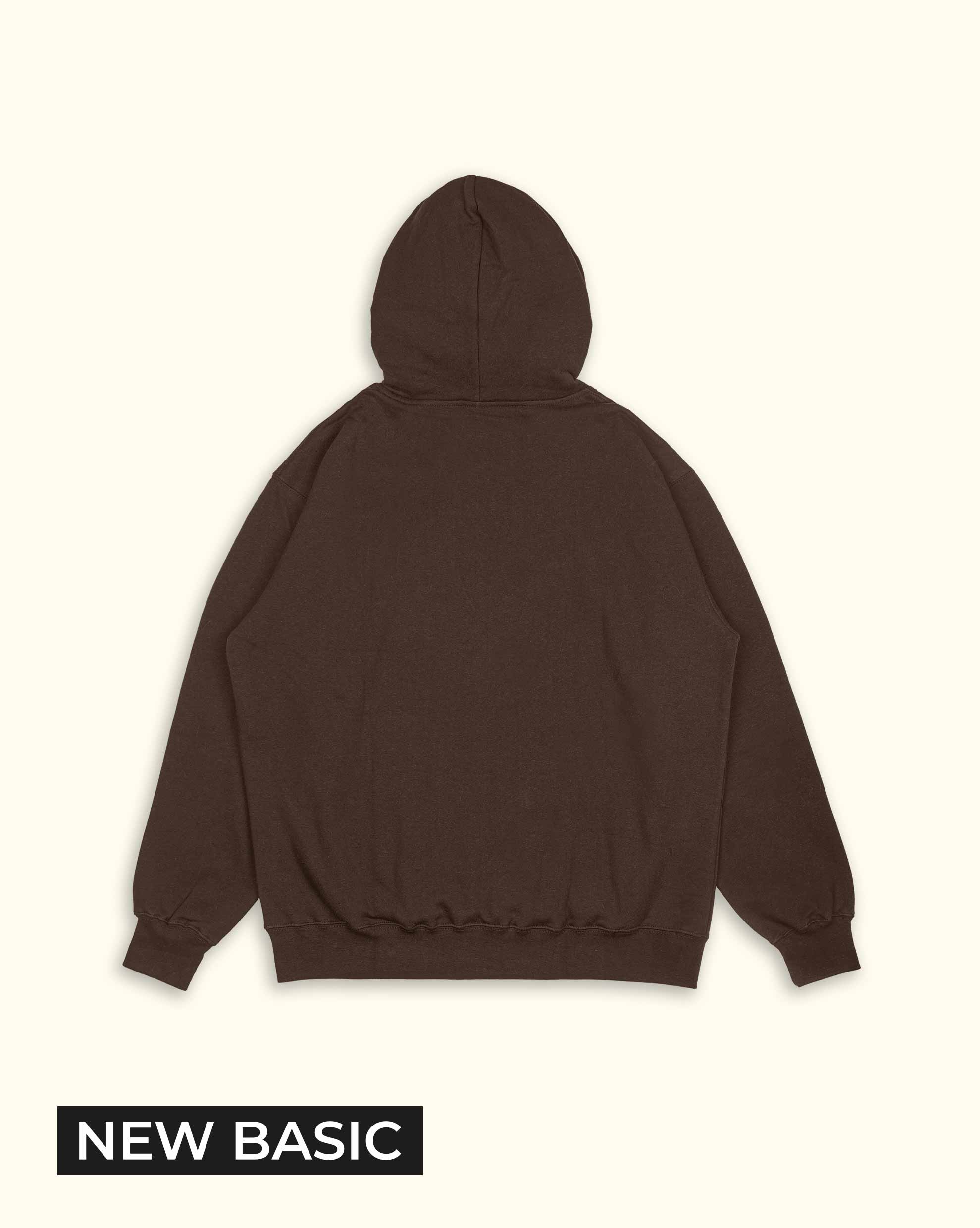 Sudadera basic café