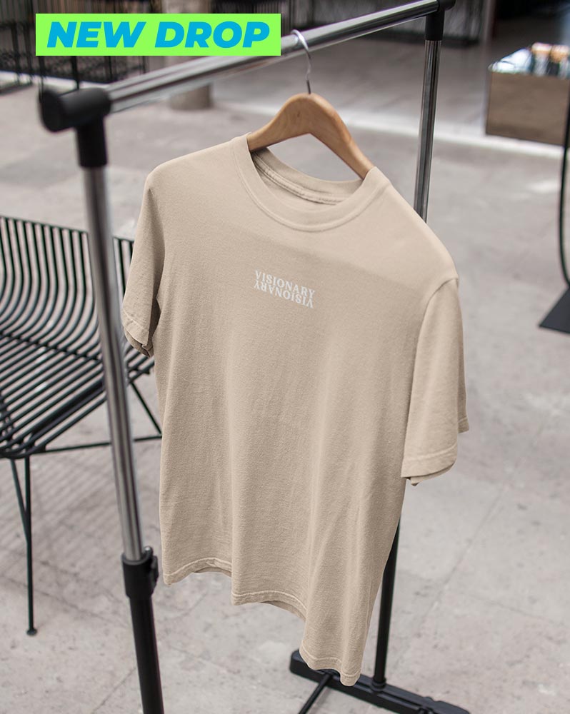 Camiseta beige visionary (UNISEX)