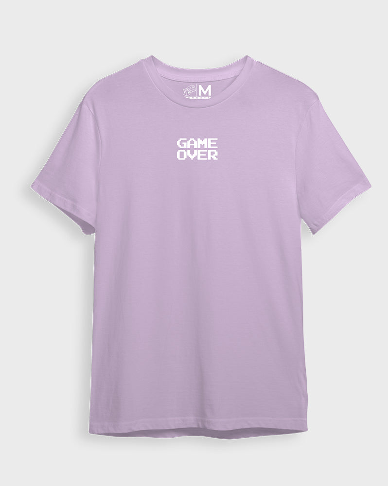 Camiseta lila game over (UNISEX)